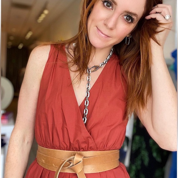 MARIE OLIVER COTTON HALTER DRESS - Picture 6 of 13